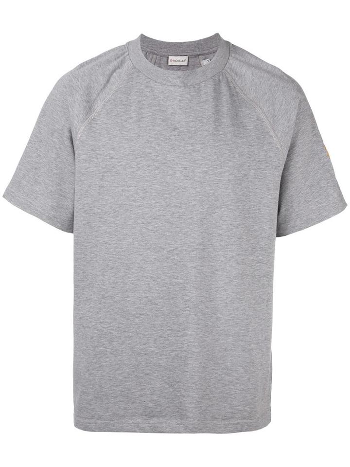 Moncler X Off-white Back Print T-shirt, Men's, Size: Small, Grey, Cotton