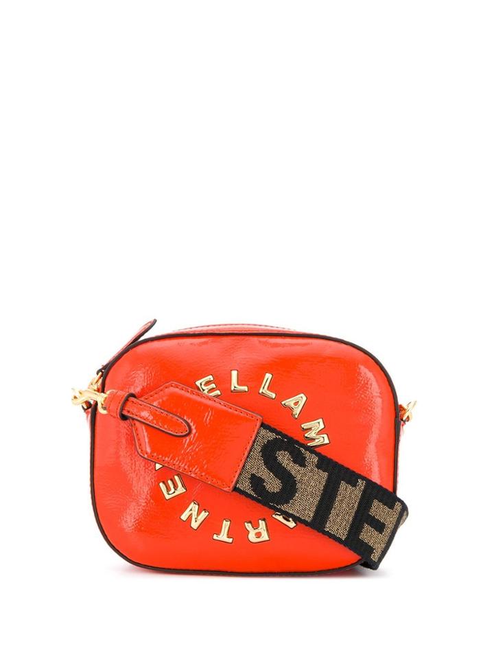 Stella Mccartney Logo Plaque Belt Bag - Orange
