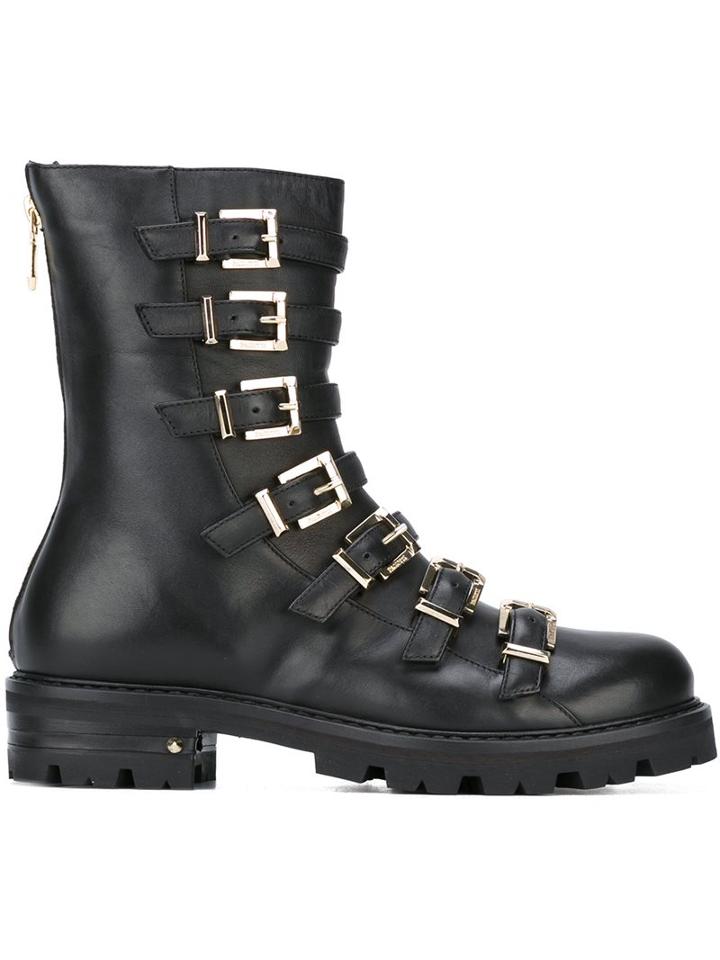 Cesare Paciotti Multiple Buckles Boots