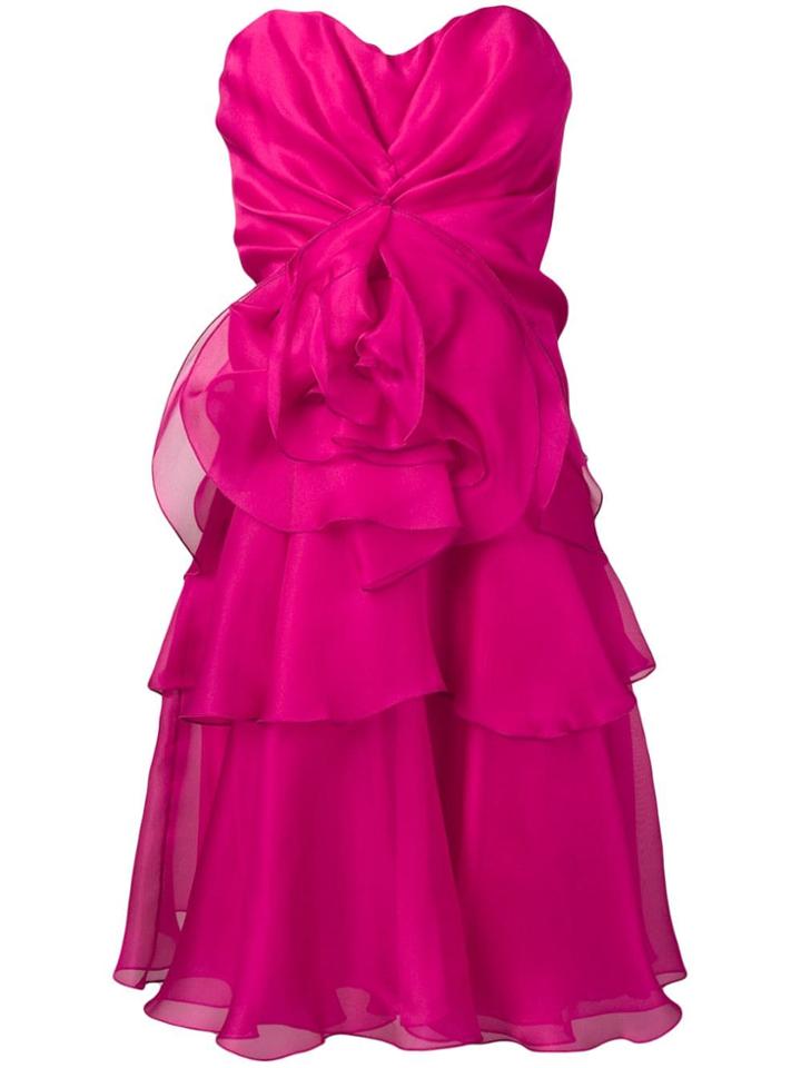 Rhea Costa Strapless Cocktail Dress - Pink