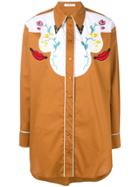 Vivetta Long-sleeve Boyfriend Shirt - Brown