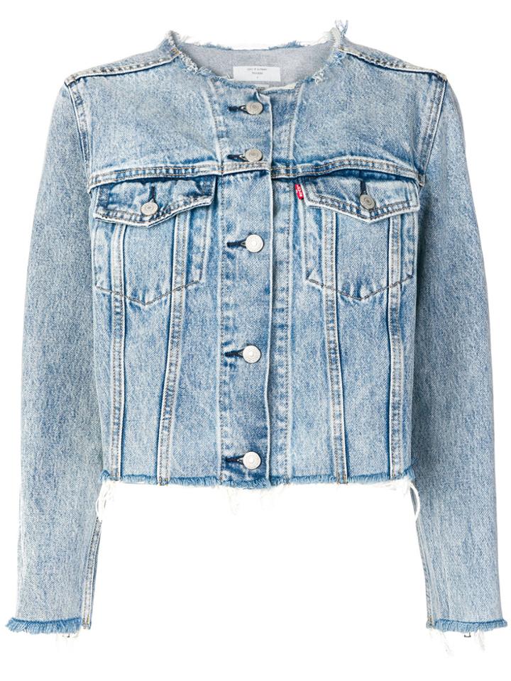 Levi's Collarless Denim Jacket - Blue