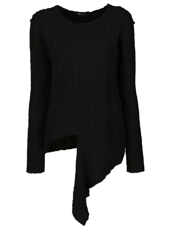 Uma Raquel Davidowicz Creme Asymmetric Sweater - Black