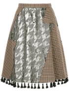 Kolor Patchwork Skirt - Grey