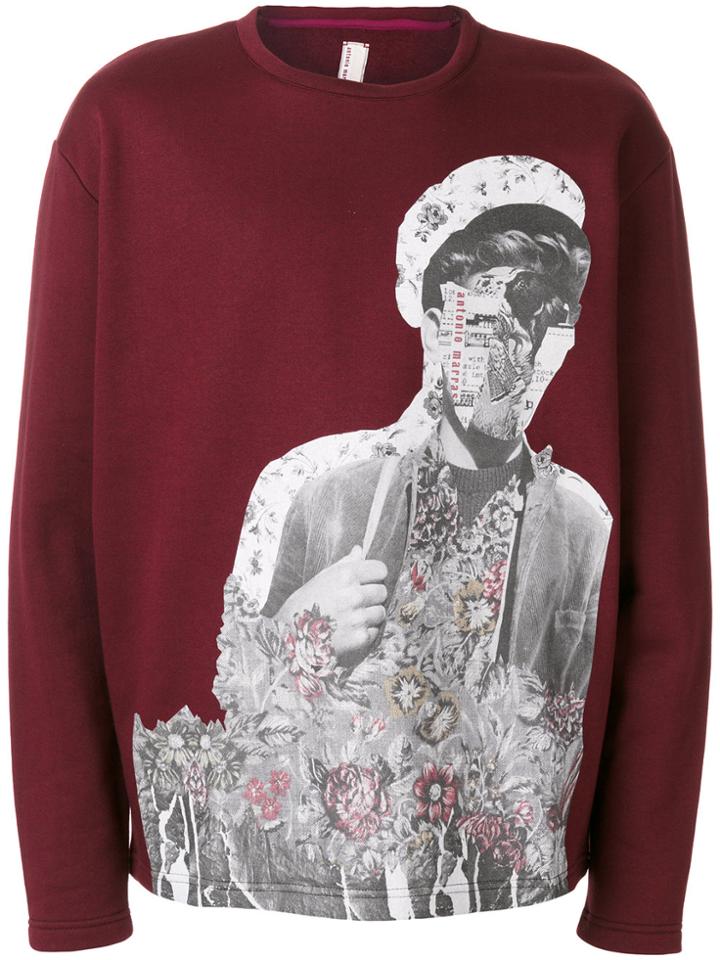 Antonio Marras Floral Motif Sweatshirt - Red