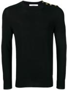 Givenchy Buttoned Shoulder Jumper - Black