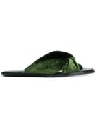 Haider Ackermann Knotted Sandals - Green