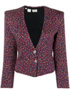 Valentino Pre-owned 1980's Floral Jacket - Black