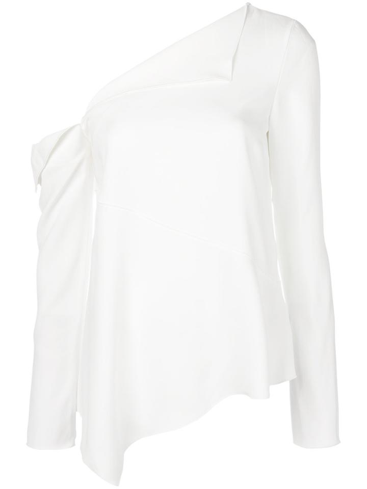 Proenza Schouler Asymmetric Blouse - White