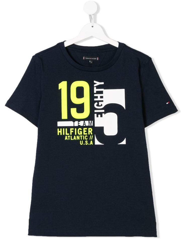 Tommy Hilfiger Junior Logo Patch T-shirt - Blue