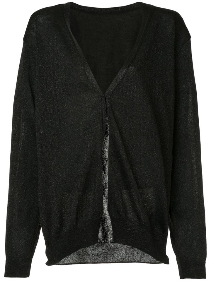 Cityshop V-neck Cardigan - Black