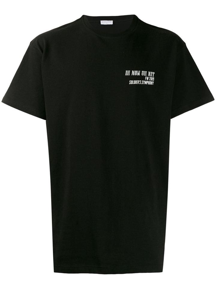 Ih Nom Uh Nit Oversized Logo T-shirt - Black
