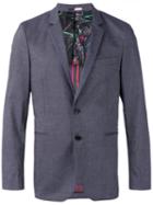 Ps By Paul Smith - Welt Pockets Blazer - Men - Cotton/polyester/spandex/elastane/viscose - 48, Black, Cotton/polyester/spandex/elastane/viscose