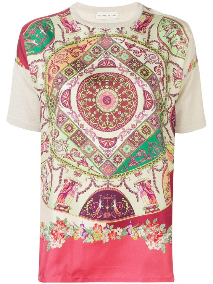 Etro Printed T-shirt - Pink