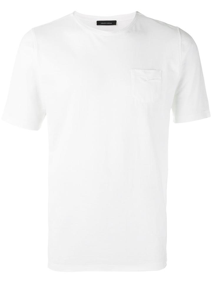 Roberto Collina - Classic T-shirt - Men - Cotton - 50, White, Cotton