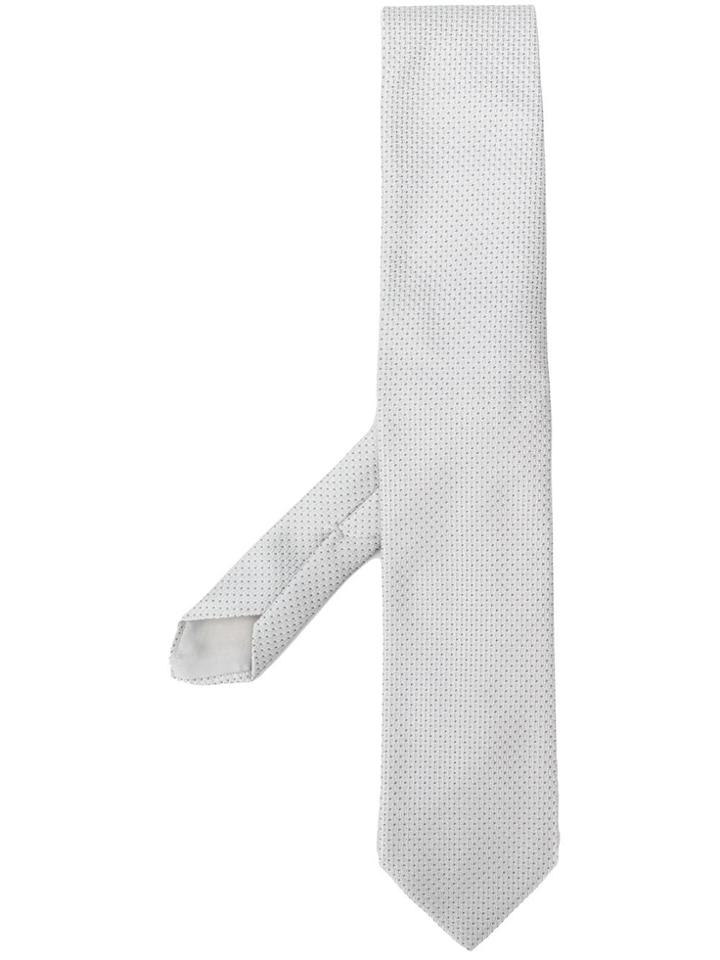 Lardini Micro Dotted Tie - Neutrals