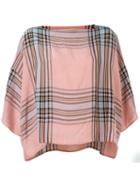 Philosophy Di Lorenzo Serafini Checked Loose Fit Blouse