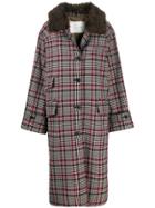 Mackintosh Forfar Checkered Long Coat - Brown