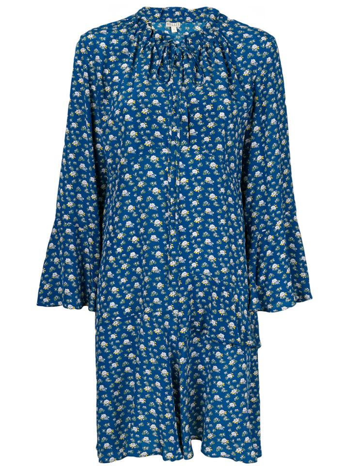 Belize Officiel Kim Daisy-print Dress - Blue