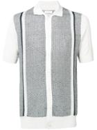Deveaux Knitted 'resort' Shirt, Men's, Size: 3, White, Silk