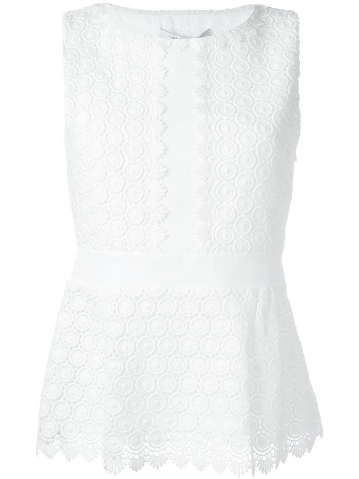 Diane Von Furstenberg Broderie Anglaise Top