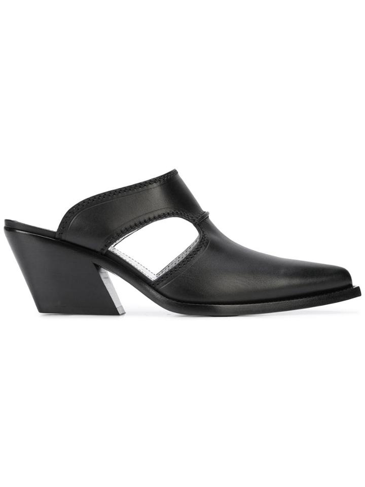 Givenchy Pointed Toe Mules - Black