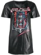 Philipp Plein Cowboy Long-line T-shirt - Black