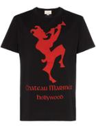Gucci Chateau Marmont Short Sleeved T-shirt - Black