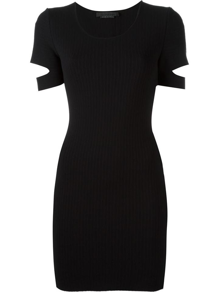 Alexander Wang Slit Sleeve Knit Dress