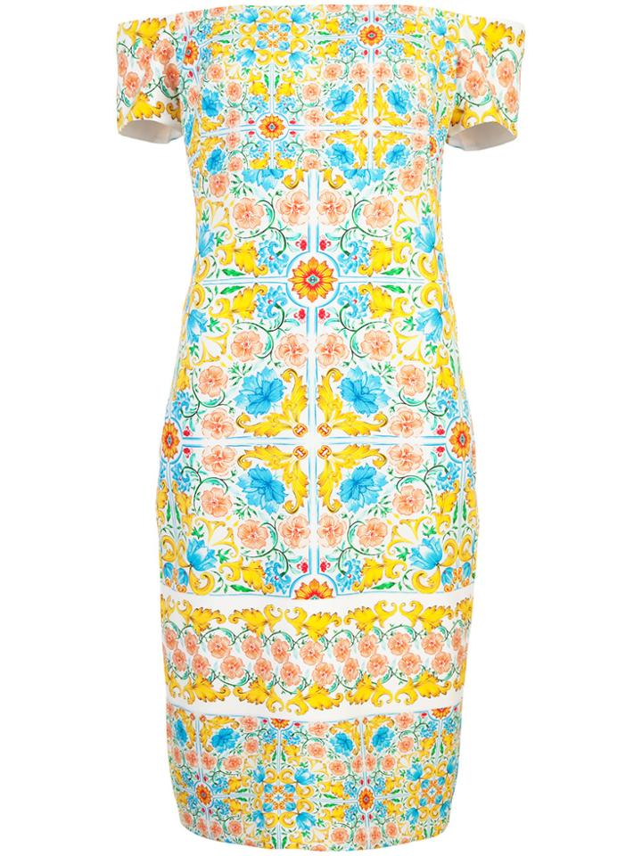 Black Halo Basilica Dress - Multicolour
