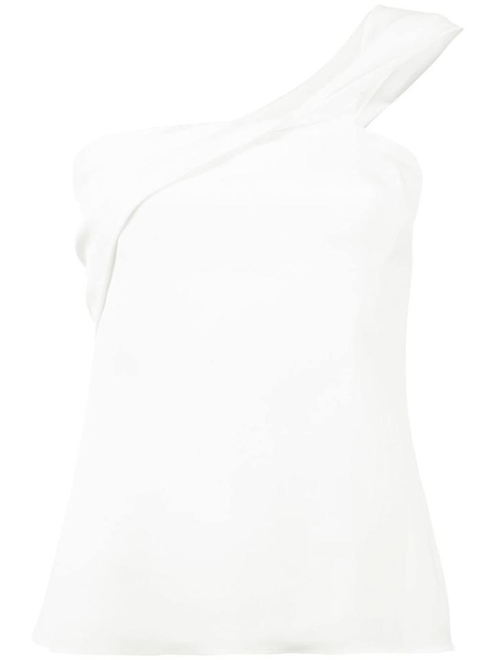 Cushnie Strapless Top With Twist At Bodice - White