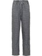 Prada Vichy Check Trousers - Black