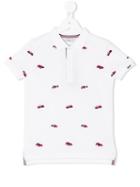 Gant Kids - Embroidered Car Polo Shirt - Kids - Cotton - 8 Yrs, White