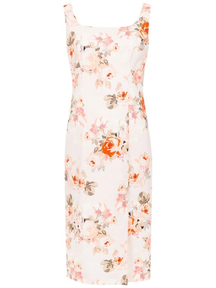 Reinaldo Lourenço Slim Fit Floral Dress - Pink