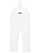 Miss Blumarine Ripped Skinny Jeans, Girl's, Size: 10 Yrs, White