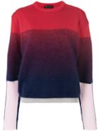 Versace Ribbed Sleeve Jumper - Blue