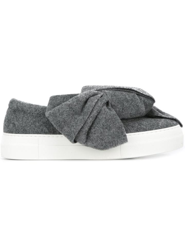 Joshua Sanders Oversized Bow Sneakers