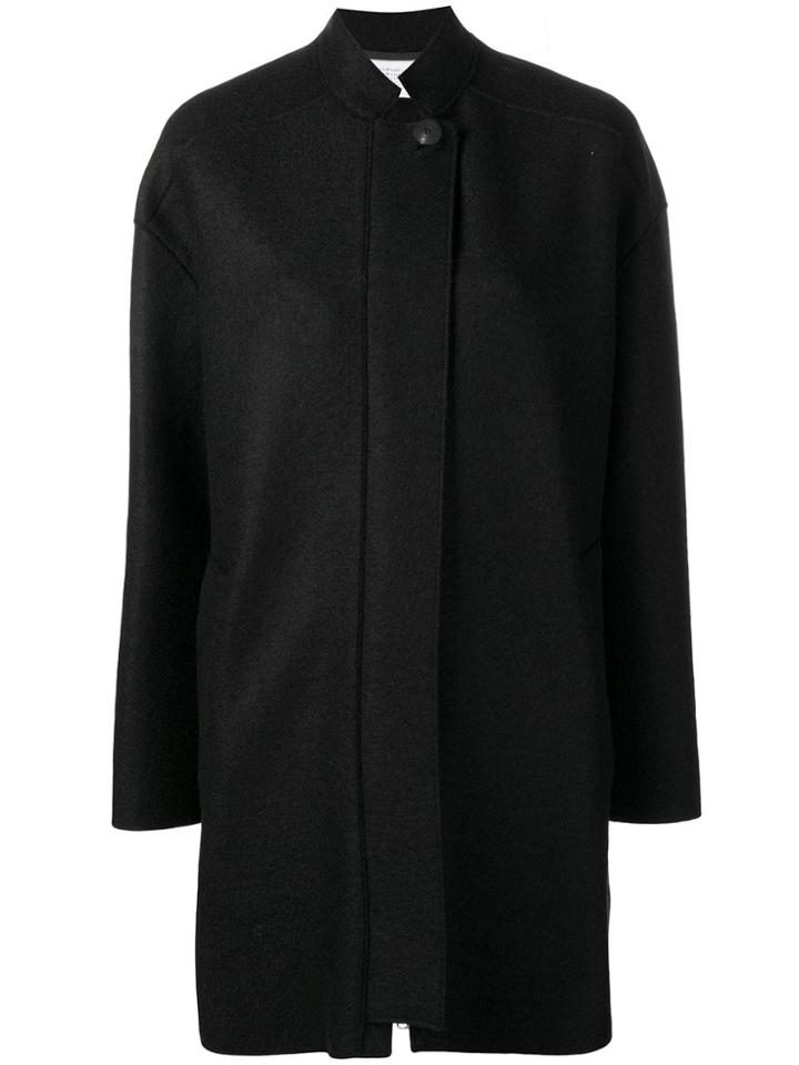 Harris Wharf London Oversized Single-breasted Coat - Black
