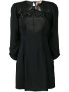 Nº21 Embellished Shift Dress - Black