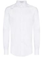 Alexander Mcqueen Belt Embellished Shirt - White
