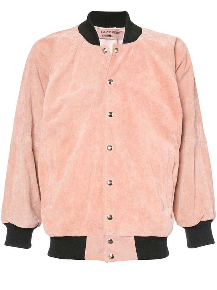 Enfants Riches Déprimés Choir Bomber Jacket - Pink & Purple
