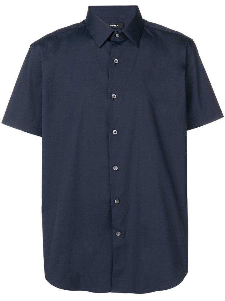 Theory Short Sleeve Shirt - Blue