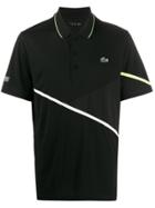 Lacoste Logo Embroidered Polo Shirt - Black