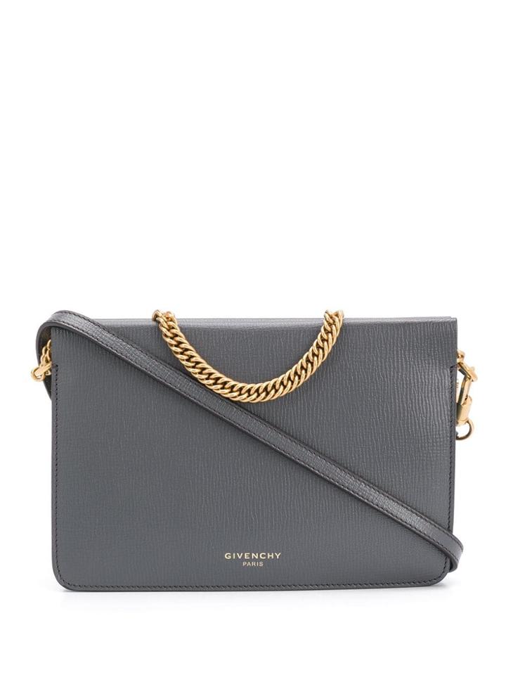 Givenchy Chain Handle Crossbody Bag - Grey