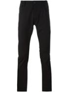 Rick Owens 'detroit' Cut Trousers, Men's, Size: 48, Black, Cotton/spandex/elastane