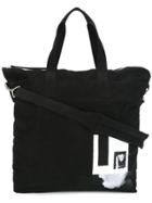 Rick Owens Drkshdw Patch Detailed Tote - Black
