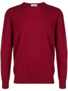 Laneus Fine Knit Sweater - Red
