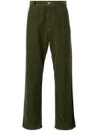 Ami Alexandre Mattiussi - Large Fit Trousers - Men - Cotton - M, Green, Cotton