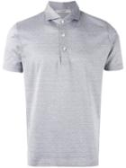 La Fileria For D'aniello - Diamond Pattern Polo Shirt - Men - Cotton - 54, Grey, Cotton