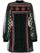Dodo Bar Or Embroidery Detailed Dress - Black